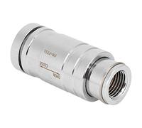 Fabater G1/4 Brass Drain Valve for PC Water Cooling | Plated Computer Water Cooler Valve, 3 Gear Control, with Female Thread
