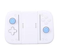 Fabater Game Controller with RGB Lighting Adjustable Vibration for Mobile Gaming, Mechanical Keys for Competitive Players, Long Lasting Battery Life (White Blue)