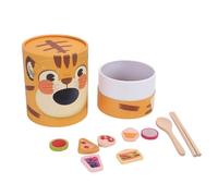 Fabater Game Toy Toddler Hand Eye Coordination Play Food Set for Cognitive Development Kids Safe Wooden Material