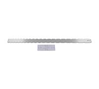Fabater Guitar String Action Gauge, Notched Neck Chord Height and Distance Ruler, Stainless Steel Measuring Tool for Electric and Acoustic Guitars, Precise String Pitch and Neck
