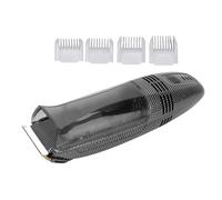 Fabater Hair Trimmer with Suction, Electric Hair Clipper for Men, USB Rechargeable Safety Groomer with 4 Guide Combs, Automatic Collection, Cordless Home Cutting Kit for
