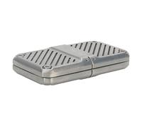 Fabater Hand-held Push Card Toy for Stress Relief with Pleasant Feeling for everyone. Fashionable Design (Silver)