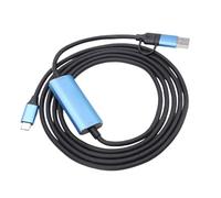 Fabater HD Type C Video Card 1080P 60 USB 3.0 Type C to USB 3.0 Dual Interface Portable Cooling Design for Live Streaming Recording VR Gaming PC Laptop Black