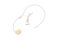 Fabater Headset Microphone, 3.5mm Wired Unidirectional Condenser Mic with Memory Foam Ear Pads for Teachers, Presenters, Noise Cancelling (White)