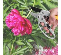 Fabater High Carbon Steel Pruning Shears for Garden, 26mm Cutting Capacity, Ergonomic Handled Branch Trimmer, Safety Lock, Scissors for Twigs, Shrubs and Deadwood, Fruit Tree Pruning Tools