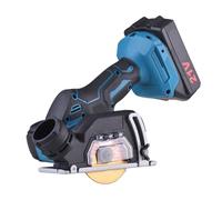 Fabater Hoekmolenkit Efficient Heat -Dissipation Wireless Wireless Circular Saw for Cutting Metal Wood Tiles for do -The Self housing Battery Drive 3 Inch Handheld Hoekmolen (3-Inch Single-Handed