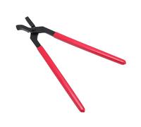 Fabater Hoof Nail Clincher, Steel Non Slip Rubber Handle Horse Shoe Care Tool, Hoof Trimming Nipper Horse Nail Clippers for Horses, Sheep, Goats, Multifunctional Horseshoe Pliers