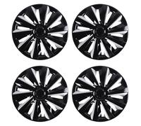 Fabater Hubcaps, 14 Inch Hub Cap Set of 4, Snap On, ABS Material, Stylish Look, Easy to Install, Universal Car Wheel Rim Covers Fit for Any 14in Steel Wheels, Hubcap Replacement