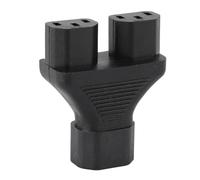 Fabater IEC320 C14 A C13 and Splitter Spower Power Plug Cord for Clean and Organized Spaces, Suitable for Barcode Machines, 1 Package