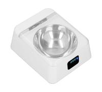 Fabater Induction Pet Smart Feeder Rechargeable, Automatic Open Lid Cat Dog Feeding Bowl 350ml for Small Medium Pets, Infrared Sensor Bowl with Stainless Steel Inner Pot, Easy to Clean,