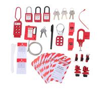 Fabater Industrial Grade Electrical Lockout Tagout Kit Wide Application Spectrum Lock Out Tag Kit for Mechanical and Electrical Equipment Operations
