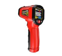 Fabater Industrial Thermometer Gun with Data Storage for HVAC/R System Testing - Lightweight Infrared Thermometer (Red)