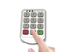 Fabater Intelligent Digital Keypad Cabinet Lock, Electronic Password Code Lock for Wooden Cabinets, Zinc Alloy Keyless Entry Door for Gym Locker, Bathroom, Sauna Storage, Easy