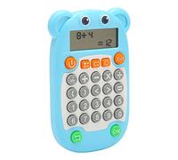 Fabater Kids Arithmetic Exercise Toy Digital Display Voice Prompt 27 Keys USB C Charge Math Oral Trainer Educational Learning Machine for Addition Subtraction Multiplication Division (Blue)