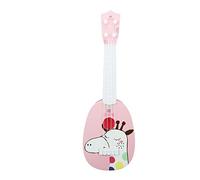 Fabater Kids Toy Ukulele Guitar Toys, Musical Enlightenment Instrument for Children Gift, Soft Strings Safe Plastic Mini Ukulele, Durable 14.17in Educational Music Toy for Kids Gift (Type 3)