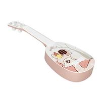 Fabater Kids Toy Ukulele, Safe Environmental Plastic Ukulele Toy, Mini with Soft Strings Crisp Sound for Children Music Education Early Development (A)