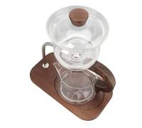 Fabater Lazy Kungfu Tea Pot Set Safe Robust Glass Materials Accurate Poisoning Function for Tea Parties
