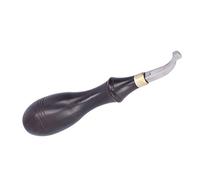 Fabater Leather Edge Creaser, Stainless Steel Edger Creaser for Leather Craft, Edge Press Skiving Tool with Wooden Handle, High Durability Leathercraft Tool, Reasonable Structure for (Solid Wood,