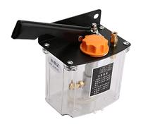 Fabater Left Hand Operated Manual Lubricating Pump 650CC 0.6L -5L for CNC Machine Tool, Small Piston Structure Centralized Lubrication System, 4mm Oil Outlet