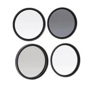 Fabater Lens Filter Kit Nano -koating 4 Pack Uv Cpl Nd8 Black Soft 1/4 Aluminum Frame Photography Set - Convenient for All Skills, Protect Your Investment (58)
