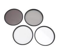 Fabater Lens Filter Kit Nano -koating 4 Pack Uv Cpl Nd8 Black Soft 1/4 Aluminum Frame Photography Set - Convenient for All Skills, Protect Your Investment (82)