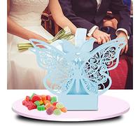 Fabater Light Purple Wedding Favor Sugar Chocolate Boxes 100PCS - Design