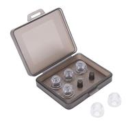 Fabater Liquid Silicone Eartips with Noise Isolation for 4.5-6.5mm | Soft Universal Earbud Tips, S M L Sizes with Storage Box, for , RHA,