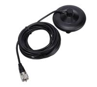 Fabater Magnetic Antennae Base with Strong Holding Power for CB GMRS Marine Radios, Quick Installation for Metal Vehicle, RG58 Coaxial Cable, for Ham Radio Enthusiasts