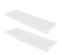 Fabater Magnetic PC Fan Dust Filter 4.72x14.17in 2pcs, Fine Mesh Computer Fan Filter Grills for PC Cooler PSU, PVC Dust Mesh with Easy Magnetic Mounting, Prevents Overheating and (White)