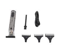Fabater Men Hair Clippers Cordless Barber Clipper Kit with LCD Display, T-Blade Beard Trimmer USB Electric Haircut Grooming Set for Men, Portable Body Hair Trimmer Safe Skin-Friendly (Type 1)