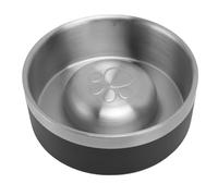 Fabater Metal Food and Water Bowl for Dogs Made of Durable Stainless Steel Material, Large Dog Bowl for Feeding Cats, Non-slip, Promotes Digestion, Safe and Easy to Clean (S 100x40x0.3cm /