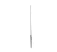 Fabater Metal Handle Mini LED Light Sword 7 Colors Change with Sound Effects, Rechargeable Cosplay Stage Toy for Kids, Safe Aluminum Alloy and PC, 30.6 Inch (Silver)