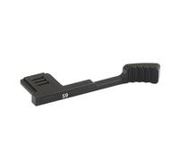 Fabater Metal Thumb Grip, Cold Shoe Aluminum Alloy Metal Thumb Up Grip, Camera Support Handle Fit for Lumix S9, Improved Grips, Not Affected The Use of Thumbs Wheel (Black)