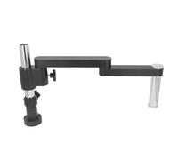 Fabater Microscope Arm Boom Stand, Flexible Microscope Stand, Space Saving, Resistant, Retractable, with Connectors for Soldering