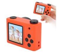 Fabater Mini Digital Camera, 2MP 720P HD Tiny Retro Portable Camera, 1.5 Screen & Flash, Autofocus Pockets Cameras for Travel, Parties, Unique Birthday Gifts for Girls, Boys, Adult (Orange)