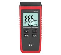 Fabater Mini Digital Temperature Humidity Meter UT333S LCD Thermometer Hygrometer - Split Probe Hygrothermograph with Retractable Spring Cable, Backlight, MAX/MIN, Data Hold for Food
