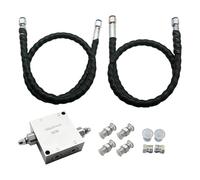 Fabater Mini Excavator Cushion Valve Kit, Hydraulic Buffer Valve Kit Complete with Motor for 1/4in Hydraulic Hose Systems and M14x1.5 Threaded Ends