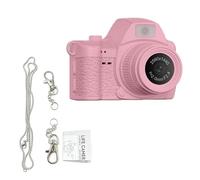 Fabater Mini Keychain Digital Camera, 2K Mini Cameras with 1.47 Inch Screen and LED Fill Light, Long Battery Lifes Pocket Video Recorder for Travel Camp Snap Birthdays (Pink)