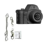 Fabater Mini Keychain Digital Camera, 2K Mini Cameras with 1.47 Inch Screen and LED Fill Light, Long Battery Lifes Pocket Video Recorder for Travel Camp Snap Birthdays (Gray)