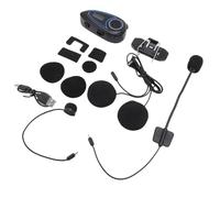 Fabater Motorcycle Bluetooth Headset High Fidelity Sound with FM Radio for Long Rides Helmet Intercom 1 Unit