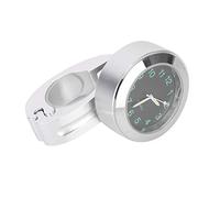 Fabater Motorcycle Handlebar Dial Clock Shockproof, 22mm 25mm Handlebar Watch, Aluminum Alloy Analog Clock for Motorcycle ATV, Easy Install with Hex Wrench Included