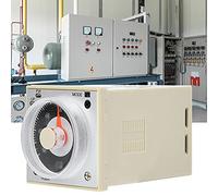 Fabater Multifunctional Time Relay 8 Pin, H3BA-N8H Timer 1.2s to 300h High Accuracy ±0.3% FS, 220VAC/24VDC/AC Electrical Equipment (220VAC)