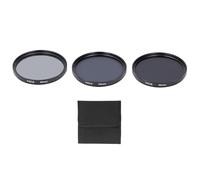 Fabater ND Filter Set, ND2 ND4 ND8 Variable Fader Camera Lens Filter, Multi Layer Coated Circular Polarizer Filters with HD Optical Glass, Reduces Reflection/Reduce (55mm)