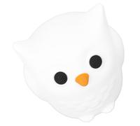 Fabater Owl Night Light, Rechargeable Soft Silicone Bedside Lamp Eye Caring No No Heat Nursery Nightlight with Type C Charging for Toddlers Girls Boys Bedroom Decor