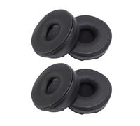 Fabater Pads Foam Replacement, 2 Pairs Replacement Ear Pads Fit for JABRA Engage 55 65 75 Headset Protein Leather Memory Foam Sponge Headphone Earpads Cushions