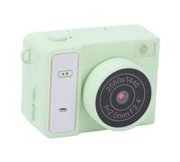 Fabater Palm Size Camera, 1440P Video Recording CCD Selfie Camera with 180° Flip Screen, Soft Fill Light and Anti Lost Strap for Daily Recording and Selfies (Light Green)