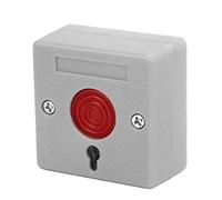 Fabater Panic Button for Elderly, Durable ABS Emergency Alarm Button Anti Theft Help Call for Banks, Nursing Homes, Jewelry Stores, 12V DC Key Reset