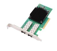 Fabater PCI Express 3.0 X8 Dual Port Ethernet Network Card for Data Centers and Cloud Computing, ConnectX 5 EN Chip Set for Virtualization and Storage, with Low Power Consumption - Ideal for
