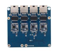 Fabater PCIe to 4 Ch 2.5G ETH Port Adapter Board Exclusive Compatibility Easy Installation for Rasp Pi 5 Device 1 X Unit