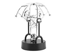 Fabater Perpetual Motion Machine Desk Decor, Electronic Shake Wiggle Device Kinetic Art Craft Ornament, Battery Powered Swinging Decoration for Office Home Gift (B103)